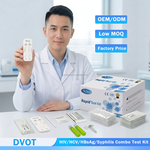 Kit de Prueba Rápida Combinada para Detección de Anticuerpos de VIH, Sífilis, HBsAg y HCV, Alta Precisión, Disponible OEM/ODM - Product Image 1