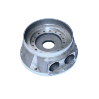 Disque à bride en aluminium moulé sur mesure pour équipement de traitement de l'eau, siège de raccordement de pompe et de vanne, usinage CNC, produit ménager