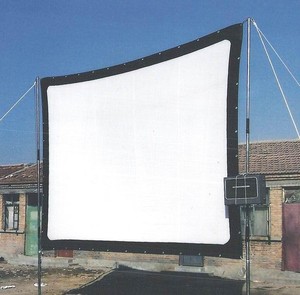 Écran <span class=keywords><strong>de</strong></span> projection ALR en tissu blanc à contraste élevé, anti-reflet, pour bar, boîte <span class=keywords><strong>de</strong></span> nuit, médias commerciaux, lecture vidéo - Product Image 4