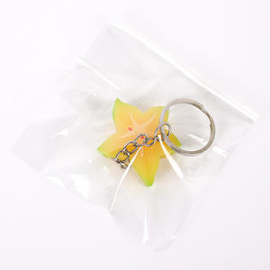 Miniatura de Carambola, Modelo de Fruta Estrella, Llavero Creativo de Carambola, Colgante para Mochila Escolar, Pequeño Regalo - Product Image 6