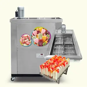 Hot Selling Hoge Kwaliteit Ijs Sucker Lolly Making Machine/Popsicle Making Machine/Ijs Lolly Machine Met 4 Mallen