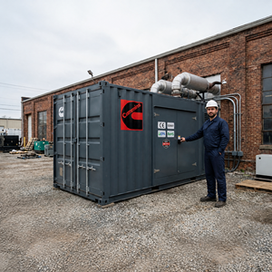 Generador Diésel Industrial Súper Silencioso de Alta Eficiencia con Motor Cummins WeiChai, Refrigeración por Agua, 50kW 100kW, 50kva 100kva con ATS - Product Image 6
