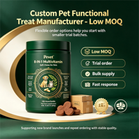 Pevet 8-en-1 Multivitamines à croquer pour animaux de spectacle : Soutient la peau, le pelage, les articulations, le cœur, la digestion, les voies urinaires, la vision et la santé bucco-dentaire - Vente en gros
