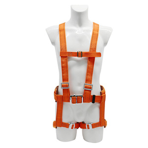 Arnés de Seguridad de Cuerpo Completo Naranja, Cinta de 4.3 cm, Resistencia a la Rotura de 1200 kg, para Trabajos en Altura - Product Image 4