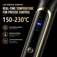 Elemento Calefactor MCH Chapado en Oro de 230 Grados 450F de Repuesto para Plancha Eléctrica Torlin, Plancha Plana Delgada de 8mm con Pantalla LED para Uso en Hoteles