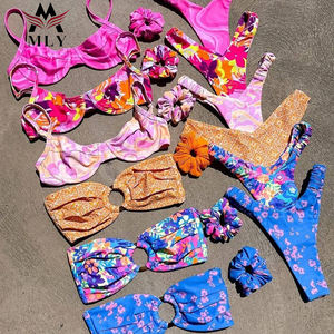 Womens 2 Piece Swimsuit Customized Swimsuit Women OEM Swimsuit Hot Sale Custom Print Swimming Suits Backless 2 Piece Bikini