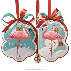 Amberray Popular en Línea, Ambientador de Coche y Armario de Papel de Algodón con Aroma a Flamenco Rosa, Adorno Aromático Duradero para Interiores, Antimosquitos - Product Image 1