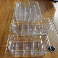 Plateaux à sucettes glacées en acrylique transparent pour présentoir à glaces