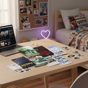 ZEROBASEONE K-Pop 4ème Mini Album 'CINEMA PARADISE'-Zerose Ver carte postale livre PhotoCard autocollant produit de Publication électronique - Product Image 3