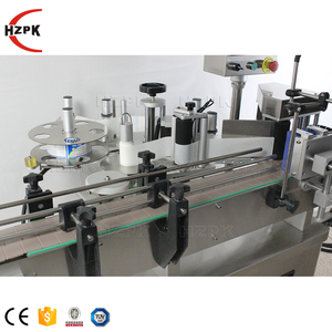 HZPK ARLM-160B Automatic <b>Small</b> Plastic Bottle Barcode Adhesive Label Labeling Machine for Sale - Product Image 4