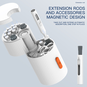 Limpiador de Pantalla y Teclado 33 en 1, Cepillo Suave Portátil Multifuncional <span class=keywords><strong>para</strong></span> Monitor de PC y Auriculares QM33 - Product Image 5