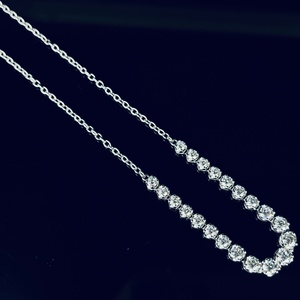IGI Certified 3CT Pear Shape Lab Grown Diamond <b>Necklace</b> 18K Solid Gold Custom Asscher Cut DEF VS VVS CVD HPHT Luxury Pendant - Product Image 2