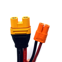 Câble adaptateur de résistance professionnel AMASS XT30/XT60/XT90 mâle/femelle avec broche de signal et connecteur étanche