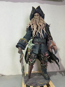 Statua in Silicone di Davy Jones <span class=keywords><strong>dei</strong></span> <span class=keywords><strong>Pirati</strong></span> <span class=keywords><strong>dei</strong></span> <span class=keywords><strong>Caraibi</strong></span> a Grandezza Naturale, Qualità Museale, Ultra Realistica - Product Image 4