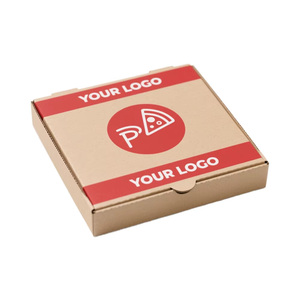 Fabricante de cajas de pizza, cajas de embalaje, proveedor de diseño personalizado, embalaje impreso, caja de pizza barata a granel con su propio logotipo - Product Image 1
