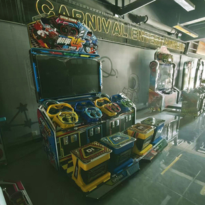 Machine de jeu d'arcade de course automobile immersive Mecha Speed pour 4 joueurs avec <span class=keywords><strong>volant</strong></span> dynamique, directement de l'usine - Product Image 1