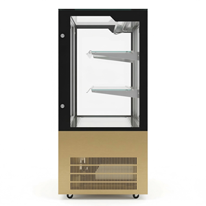Vitrina Refrigerada Comercial de Vidrio para Pasteles, Exhibidor de Panadería con Enfriamiento por Ventilador, Gabinete Refrigerado para <span class=keywords><strong>Pastelería</strong></span>, Cafetería y Tienda de Postres - Product Image 2