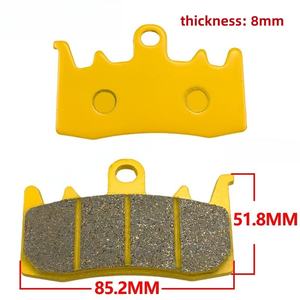 Plaquettes de frein pour moto à prix fabricant, plaquettes de frein en céramique, réactives, résistantes à l'usure et à la chaleur - Product Image 4