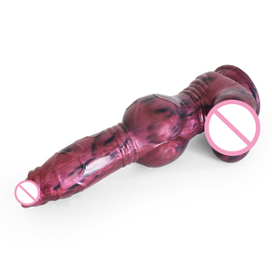 Consolador grande con nudo de perro, juguete sexual con ventosa, masajeador vaginal, Animal realista, pene, nudo de perro, <span class=keywords><strong>precio</strong></span> de fábrica - Product Image 6
