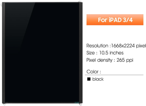 หน้าจอสำหรับ iPad 3อะไหล่หน้าจอสำหรับ iPad 4ส่วนหน้าจอ LCD สำหรับ <span class=keywords><strong>IPad3</strong></span>อะไหล่ซ่อมจอ LCD - Product Image 4
