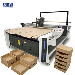 Mesa Plana con Cuchilla Oscilante de Alta Velocidad para Cartón Corrugado y Tablero KT con Ajuste de Grosor y Reconocimiento de Ranuras REMEYA - Product Image 1