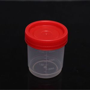 Gobelet de prélèvement d'urine pour lèvres 60 ml, jetable, transparent, avec graduations, gobelet stérile pour échantillons - Product Image 1