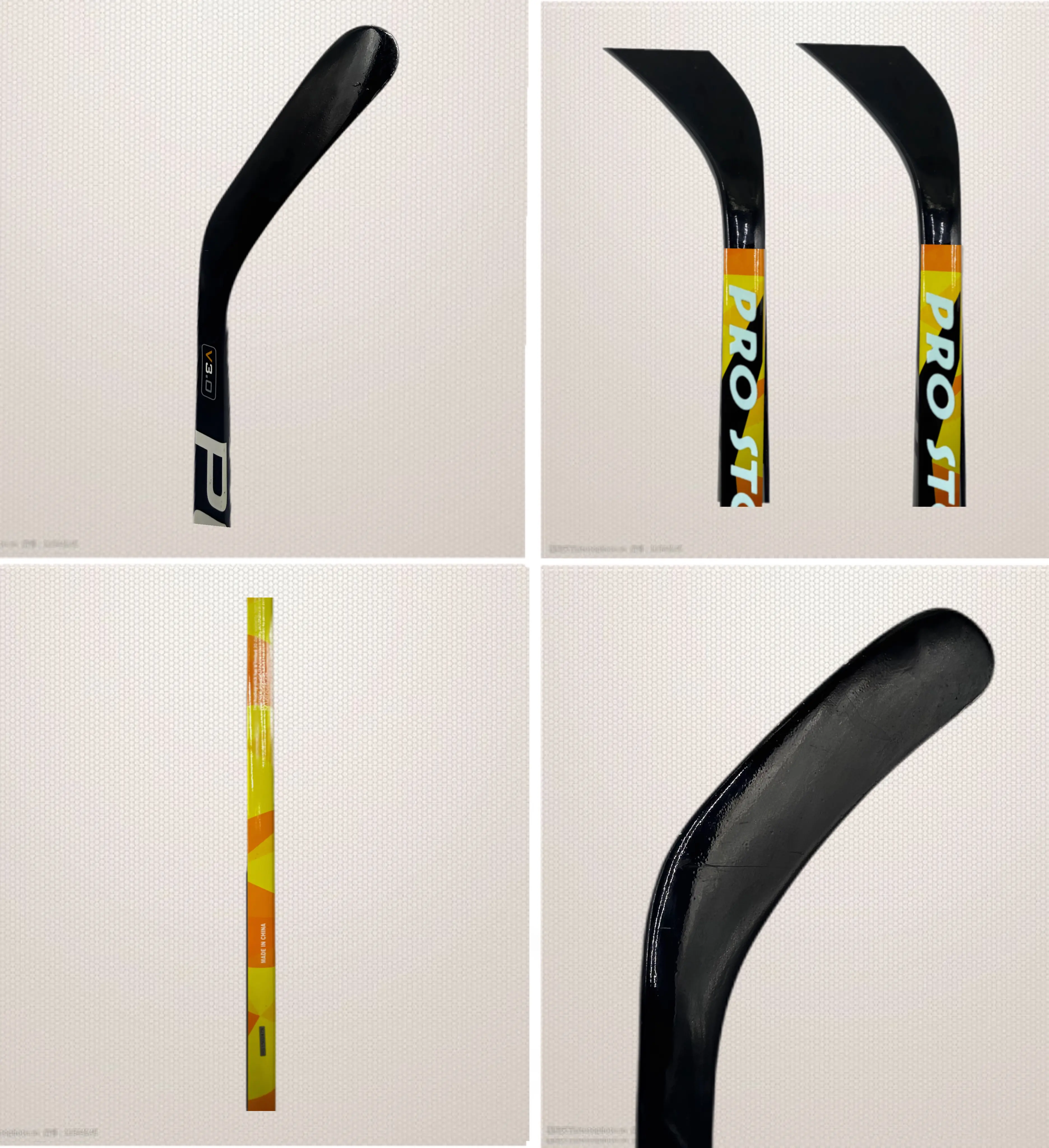 Custom Private Label Smeed Mg Mini-Sticks Mysterie Carbon Hockeystick Keeper Linkshandig Onder Het Hanteren Van Trainer Hockeysticks