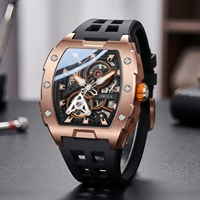 Montre mécanique automatique pour homme ONOLA, nouvelle collection hiver 2026, design ajouré, vente en gros fabricant