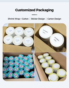 Yüksek Kalite 100*150mm*1000 Adet Ölçekli Termal Etiketler, Kargo Etiketi Termal Transfer Etiketleri, İsim Fiyat Etiketi için - Product Image 5