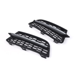 Parrilla Delantera Inferior BMW Tipo Panal Negro con Barra Plateada para F20 F21 2011 2015 - Product Image 1