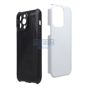 Étui pour téléphone portable vierge 2 en 1 résistant à l'impression par <span class=keywords><strong>transfert</strong></span> <span class=keywords><strong>de</strong></span> chaleur personnalisé 2 en 1 enduit 3d pour <span class=keywords><strong>Iphone</strong></span> 14 14 Pro Max - Product Image 2