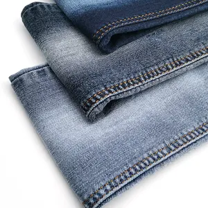 Aufar 7.8oz Blue Grey Cotton Denim Fabric For Dress Ready Goods Denim Fabric Jeans For Man D52G1155-2