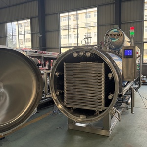 เครื่องนึ่งฆ่าเชื้อแบบฉีดน้ำสำหรับ<span class=keywords><strong>ถั่ว</strong></span>ชิกพีในภาชนะ สำหรับฆ่าเชื้ออาหารพร้อมรับประทาน - Product Image 3