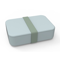 Boîte à lunch en silicone écologique non toxique PAISEN avec couvercle, 3 compartiments, récipient de stockage alimentaire divisé, boîte bento pour enfants et adultes
