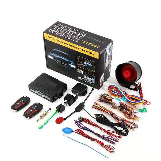 Hot Selling Anti Hijacking Auto Security One Way Car Alarm System by Pass