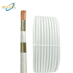 Cable de mica trenzado de fibra de vidrio resistente a altas temperaturas refractario de mica GN500 cable calentador eléctrico cable de alta temperatura