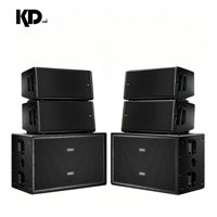KD-50 Système Line Array Actif 3 Voies Double 12 Pouces avec Subwoofers SUB8006 18 Pouces Néodyme 4 Ohms