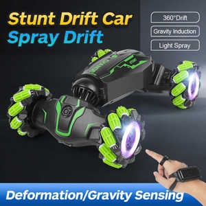 4WD Control remoto coche reloj gesto Sensor coche doble cara 360 grados giratorio Tumbling RC Stunt Car - Product Image 4