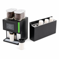 Ensemble de machine à expresso miniature moderne 1:12 pour maison de poupée, distributeur de boissons, tasses à café à emporter, accessoires de diorama pour café et bureau, OEM