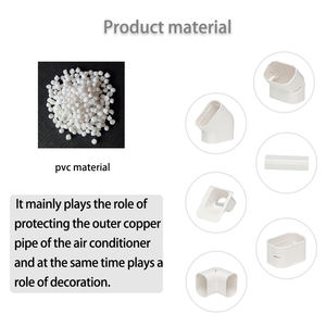 YOUU AC80EC Cubierta de Extremo para Ducto de <span class=keywords><strong>Aire</strong></span> <span class=keywords><strong>Acondicionado</strong></span> de PVC de 80 mm, Sólida y Fácil de Instalar - Product Image 6