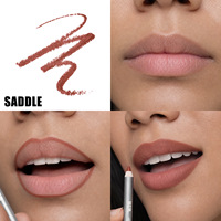 Crayon à lèvres mat vegan W3W, waterproof, anti-bavures, crayon contour pour les lèvres nude avec taille-crayon