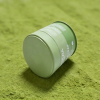 Boîtes rondes en fer blanc personnalisées de 73*80mm, hermétiques, pour 80g de matcha, café ou thé, et 30g de mini-emballages avec bouchons intérieurs, qualité alimentaire