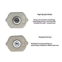 Buse de nettoyage haute pression en acier inoxydable pour machine de lavage, pistolet à eau 1/4" à connexion rapide, série de buses rouge/verte/noire 0-65