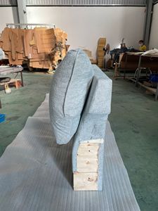 Sofá Seccional de Tres Plazas de Cuero Genuino Industrial con Chaise Longue para Muebles de Sala de Estar de Hotel y Escuela - Product Image 4