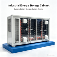Modèle d'affichage d'armoire de stockage d'énergie industrielle personnalisée