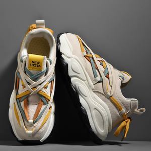 Zapatillas de deporte de moda Retro personalizadas para hombre, zapatos deportivos informales transpirables, aumento de altura para todas las estaciones, primavera, Otoño e Invierno - Product Image 5