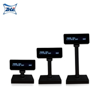 Écran client VFD haute luminosité PD2020 20*2 caractères USB/RS232 avec angle réglable pour magasin de détail