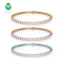 Bijoux en diamant de laboratoire Betterstar IGI, design classique, haute qualité - Bracelet tennis en diamant de laboratoire VVS pour femmes