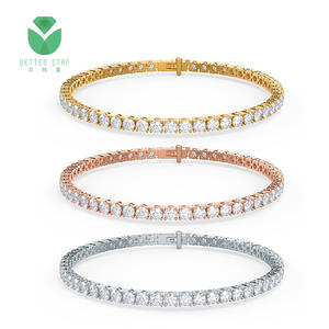 Pulsera de Tenis con Diamantes Cultivados en Laboratorio de Alta Calidad, Diseño Clásico, Diamantes IGI Lab de Betterstar, para Mujer - Product Image 2
