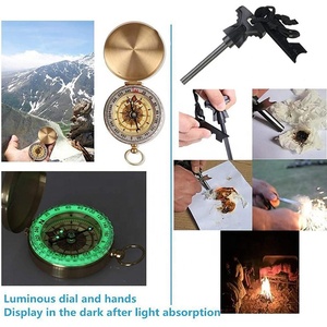 Kit d'équipement de survie d'urgence, équipement et équipement de premiers secours, 13 en 1, pour le <span class=keywords><strong>Camping</strong></span>, <span class=keywords><strong>matériel</strong></span> de survie, SOS, nouveauté - Product Image 3